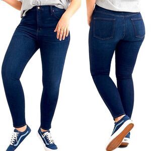 NWT Madewell- 10-Inch High Rise Skinny Jeans, Plus Size 37P, 22-24W petite